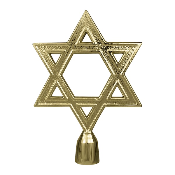 Metal Star of David Orn Ferrule